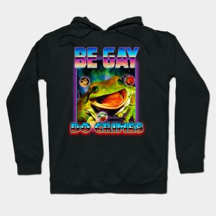 Vintage Frog Crimes Hoodie